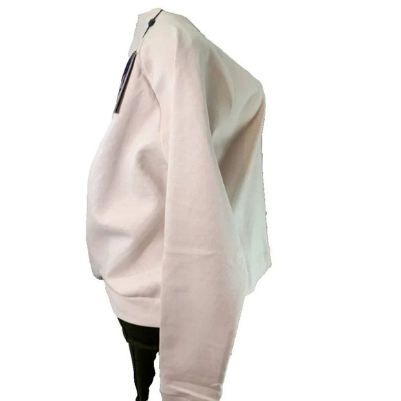 Under Armour XL Ocher Beige Script Detail Back Raglan Long Sleeve Sweatshirt - Picture 3 of 6